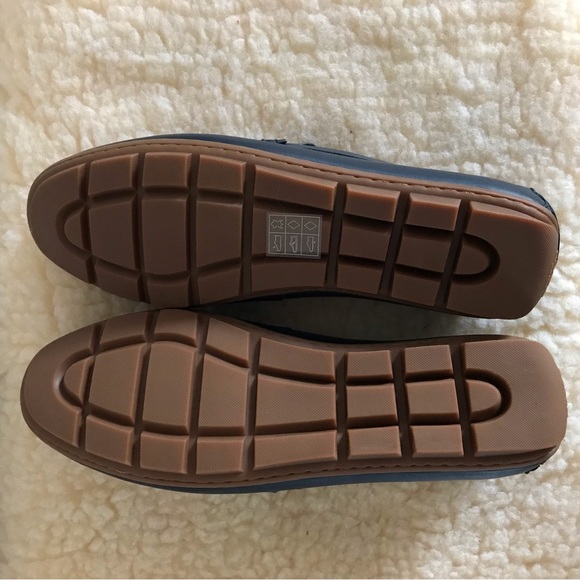 Coach Slate Blue Leather Drivers - Picture 12 of 16